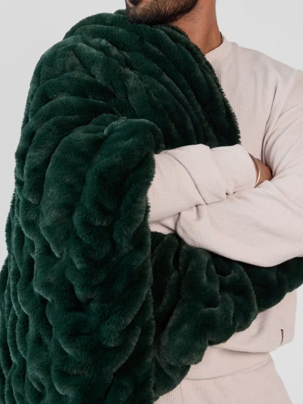 COMFRT THE DREAMER BLANKET MOUNTAIN MOSS - 50 X 60
